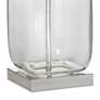 5_360 Lighting Square Glass 21 3/4" Fillable Table Lamp with Dimmer more views