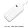 7_360 Lighting Square Glass 21 3/4" Fillable Table Lamp with Dimmer more views