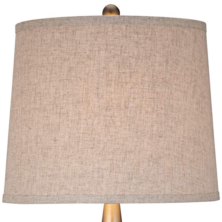 Image 5 360 Lighting St. Claire 30 3/4" Faux Wood Mid-Century Table Lamp more views