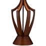 6_360 Lighting St. Claire 30 3/4" Faux Wood Mid-Century Table Lamp more views