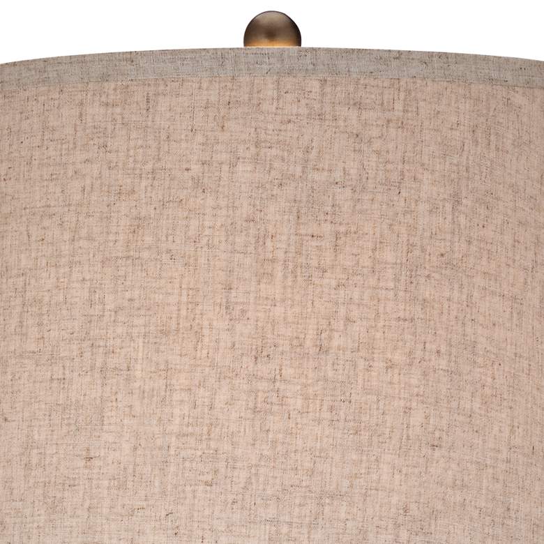 Image 4 360 Lighting St. Claire Faux Wood Mid-Century Modern Table Lamp more views