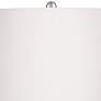 Thumbnail3 of 360 Lighting Stella 30" High Blue Fluted Glass Table Lamp more views