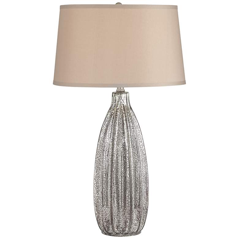 Image 3 360 Lighting Stella 30 inch High Fluted Mercury Glass Table Lamp