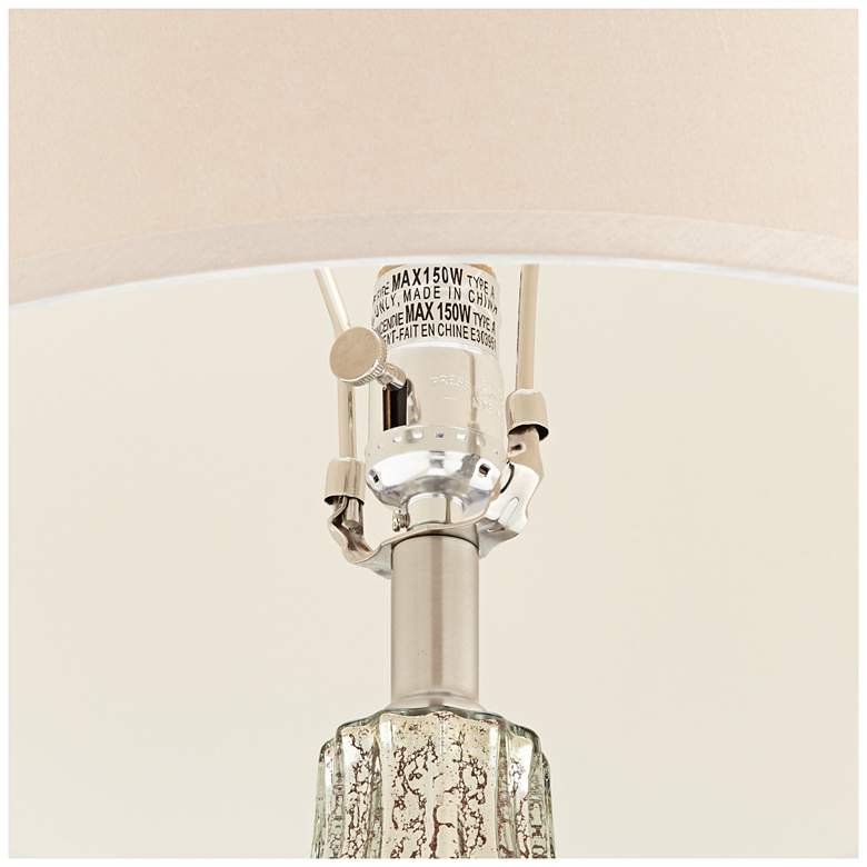 Image 7 360 Lighting Stella 30" High Fluted Mercury Glass Table Lamp more views