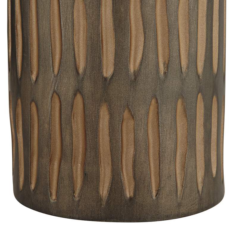 Image 6 360 Lighting Stonewall 33" Espresso Brown Finish Modern Table Lamp more views