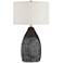 360 Lighting Tabira 28 1/4" High Modern Black Ceramic Table Lamp