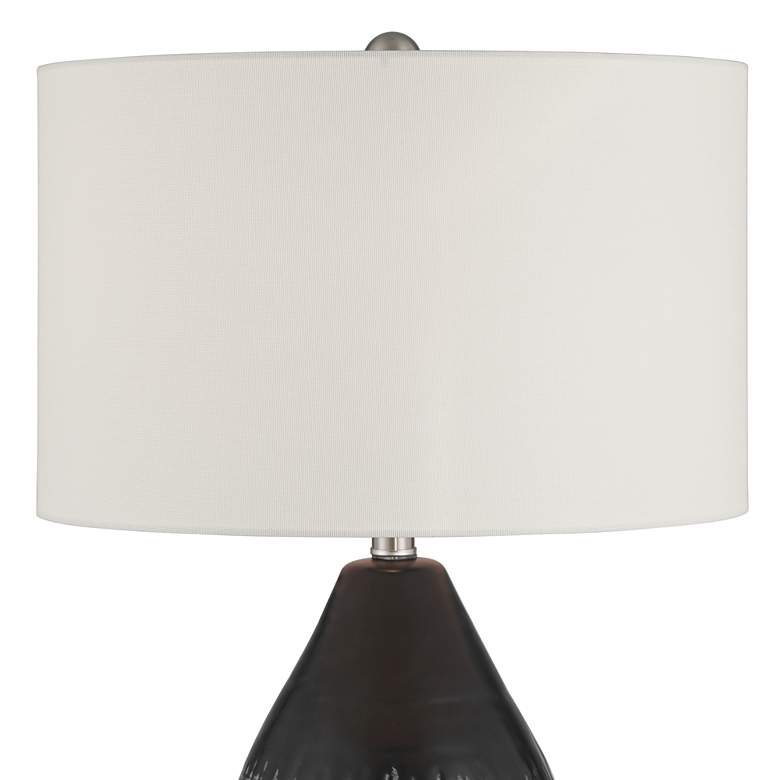 Image 3 360 Lighting Tabira 28 1/4" High Modern Black Ceramic Table Lamp more views