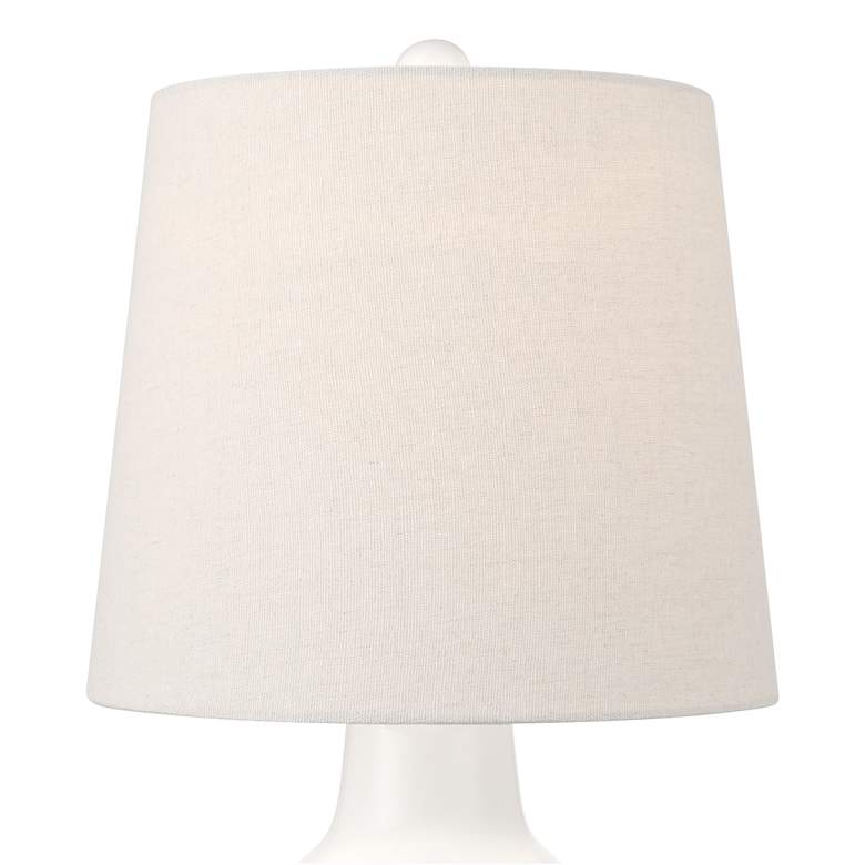 Image 3 360 Lighting Tango 20 1/2 inch Modern White Ceramic Accent Lamps Set of 2 more views