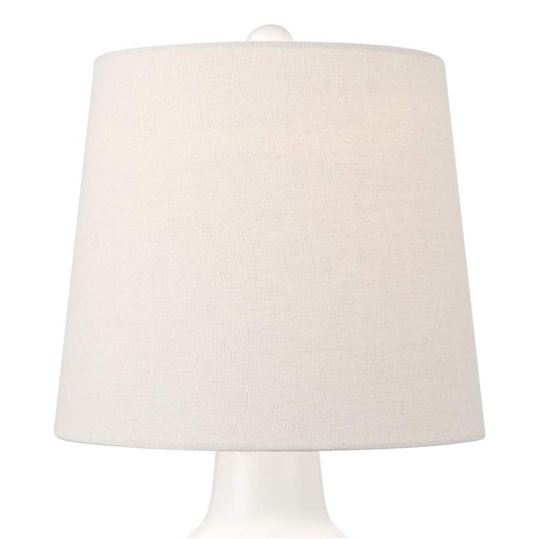 Image 4 360 Lighting Tango 20 1/2" Modern White Ceramic Accent Lamps Set of 2 more views