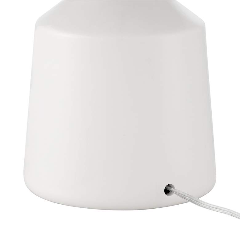 Image 6 360 Lighting Tango 20 1/2" Modern White Ceramic Accent Lamps Set of 2 more views