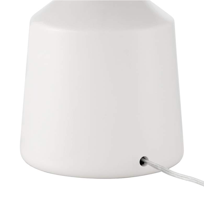 Image 7 360 Lighting Tango 20 1/2" Modern White Ceramic Accent Lamps Set of 2 more views