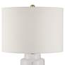 3_360 Lighting Tatiana 27 3/4" Black and White Modern Glass Table Lamp more views