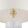 5_360 Lighting Tatiana 27 3/4" Black and White Modern Glass Table Lamp more views