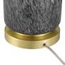 7_360 Lighting Tatiana 27 3/4" Black and White Modern Glass Table Lamp more views