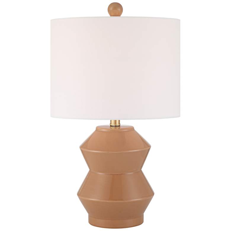 Image 2 360 Lighting Tatum 22 1/4" High Red Clay Modern Ceramic Table Lamp