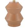 7_360 Lighting Tatum 22 1/4" High Red Clay Modern Ceramic Table Lamp more views
