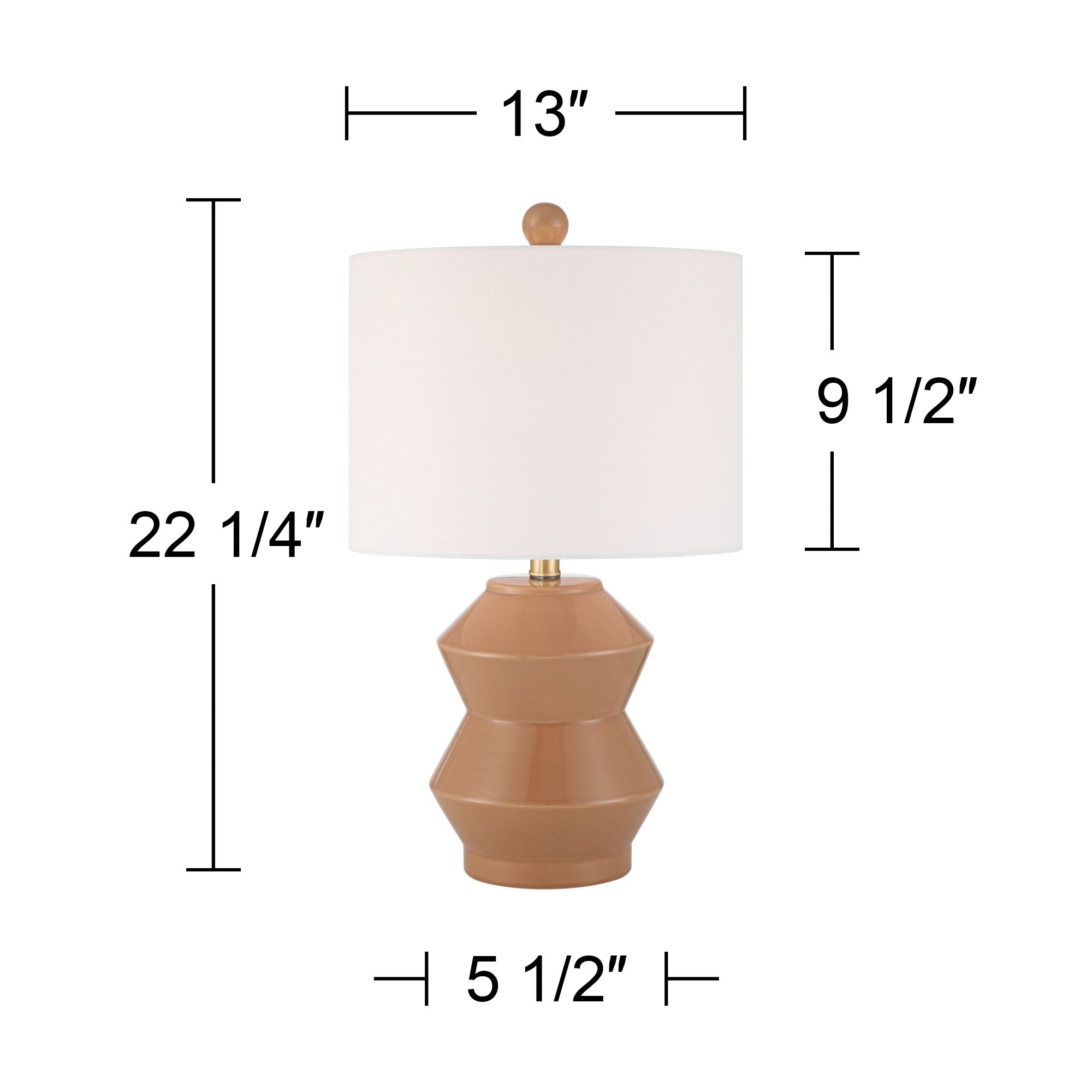 Watch A Video About the 360 Lighting Tatum Red Clay Modern Ceramic Table Lamp
