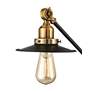 4_360 Lighting Taurus Black and Gold Adjustable Desk Lamp with USB Ports more views
