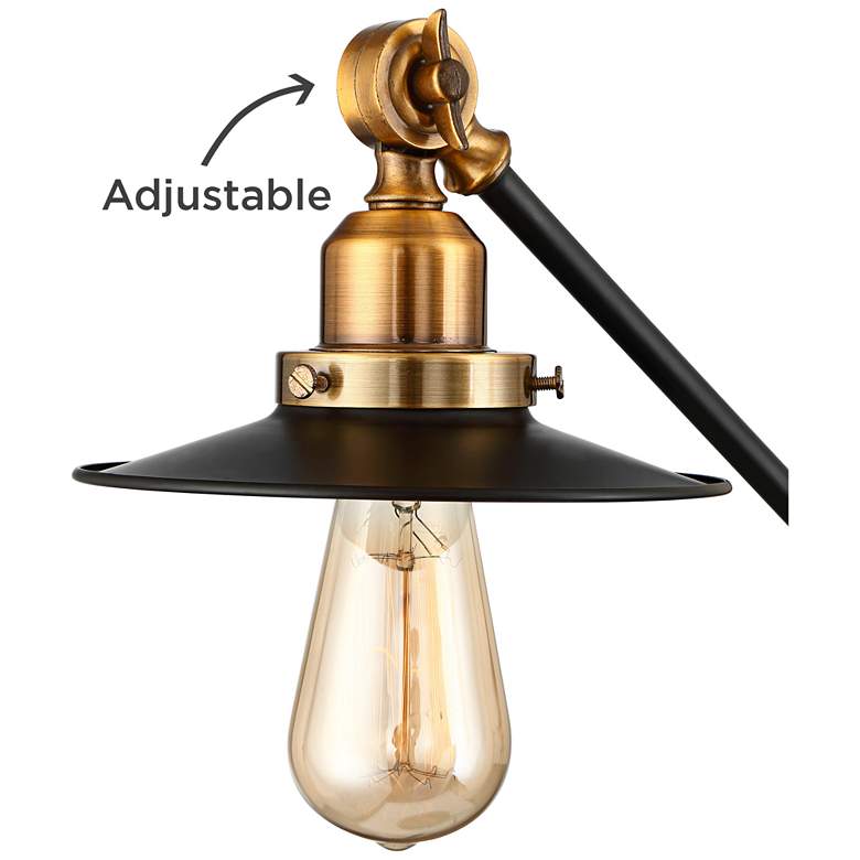 Image 7 360 Lighting Taurus Black Gold Adjustable USB Desk Lamps Set of 2 more views