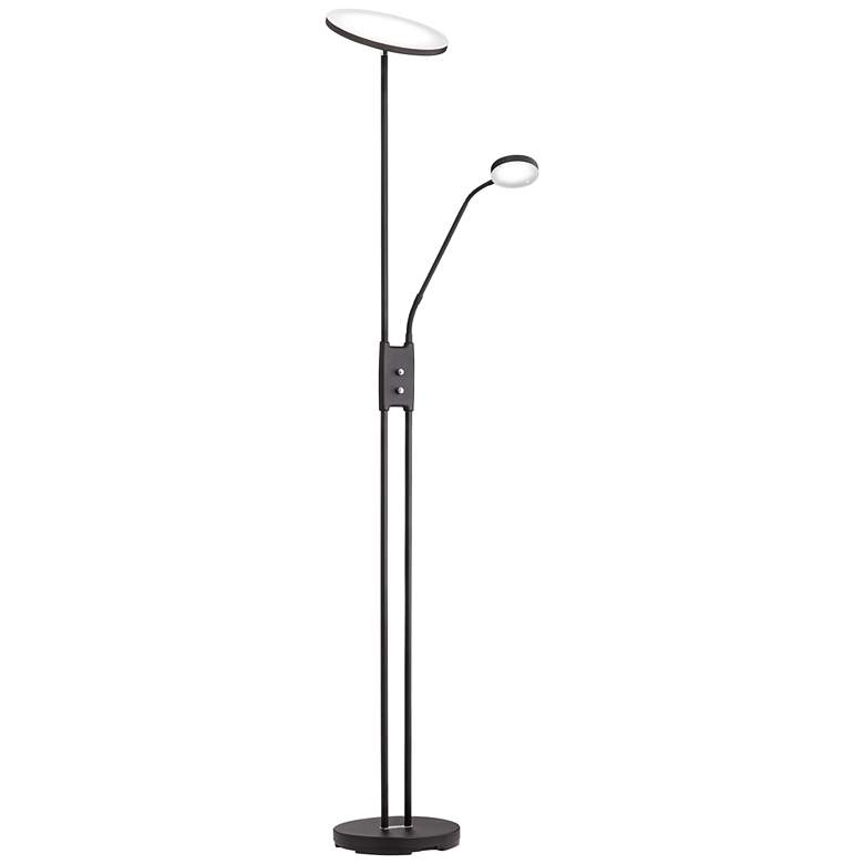 Image 2 360 Lighting Taylor Modern LED Torchiere Floor Lamp with Side Light