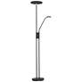 360 Lighting Taylor Modern LED Torchiere Floor Lamp with Side Light