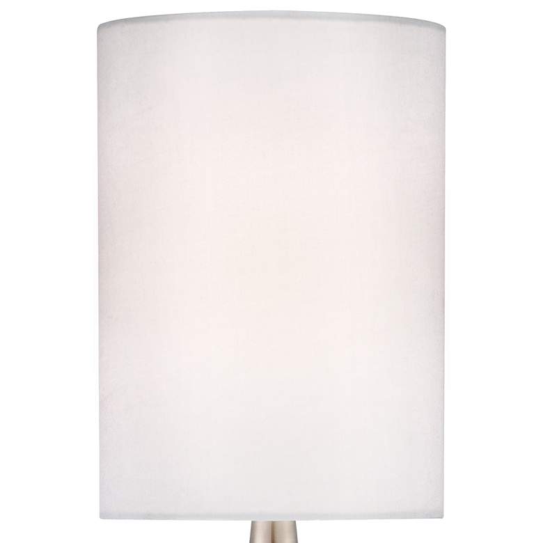 Image 5 360 Lighting Teardrop 21" High Modern Brushed Nickel Table Lamp more views