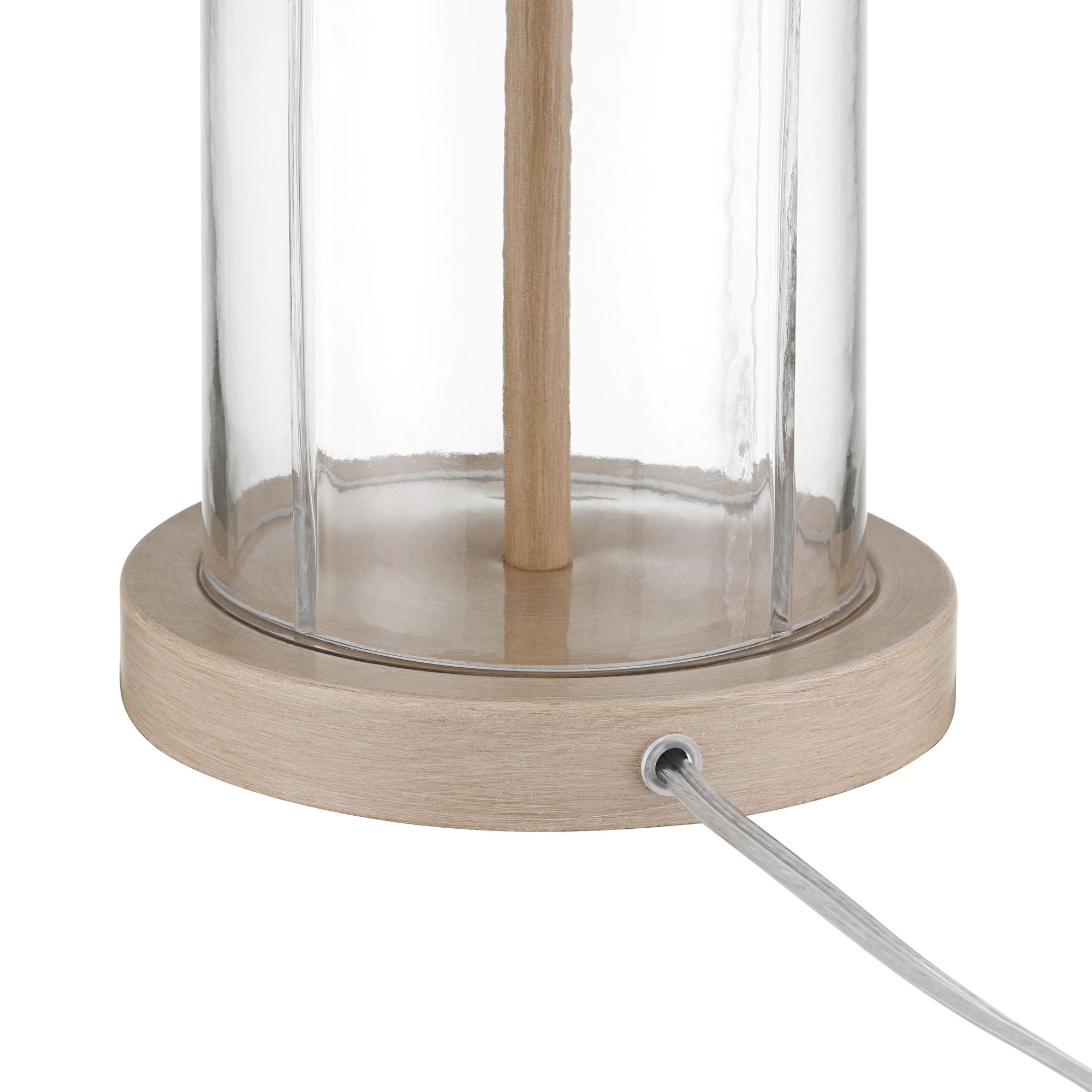 Image 7 360 Lighting Tibet 27" High Clear Glass Table Lamps Set of 2 more views