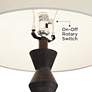 6_360 Lighting Timberline 32" High Black Faceted Base Table Lamp more views