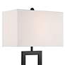 360 Lighting Todd Black Metal Table Lamp with USB Port and Outlet