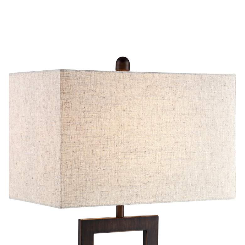 Image 7 360 Lighting Todd Bronze Table Lamps Set of 2 with USB Port and Outlet more views