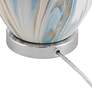 360 Lighting Travis 20 1/4" High Modern Blue Ceramic Table Lamp