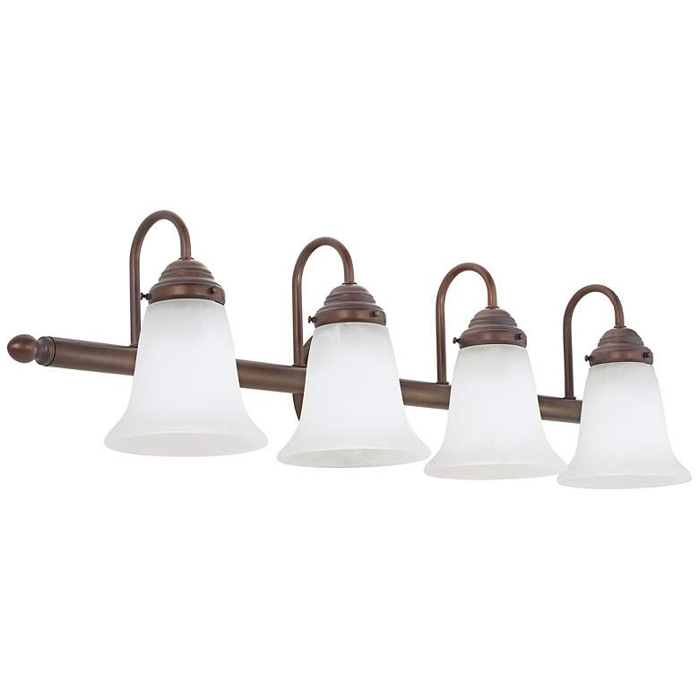 Image 1 360 Lighting Trent 30" Wide Roman Bronze Finish Bathroom Wall Light