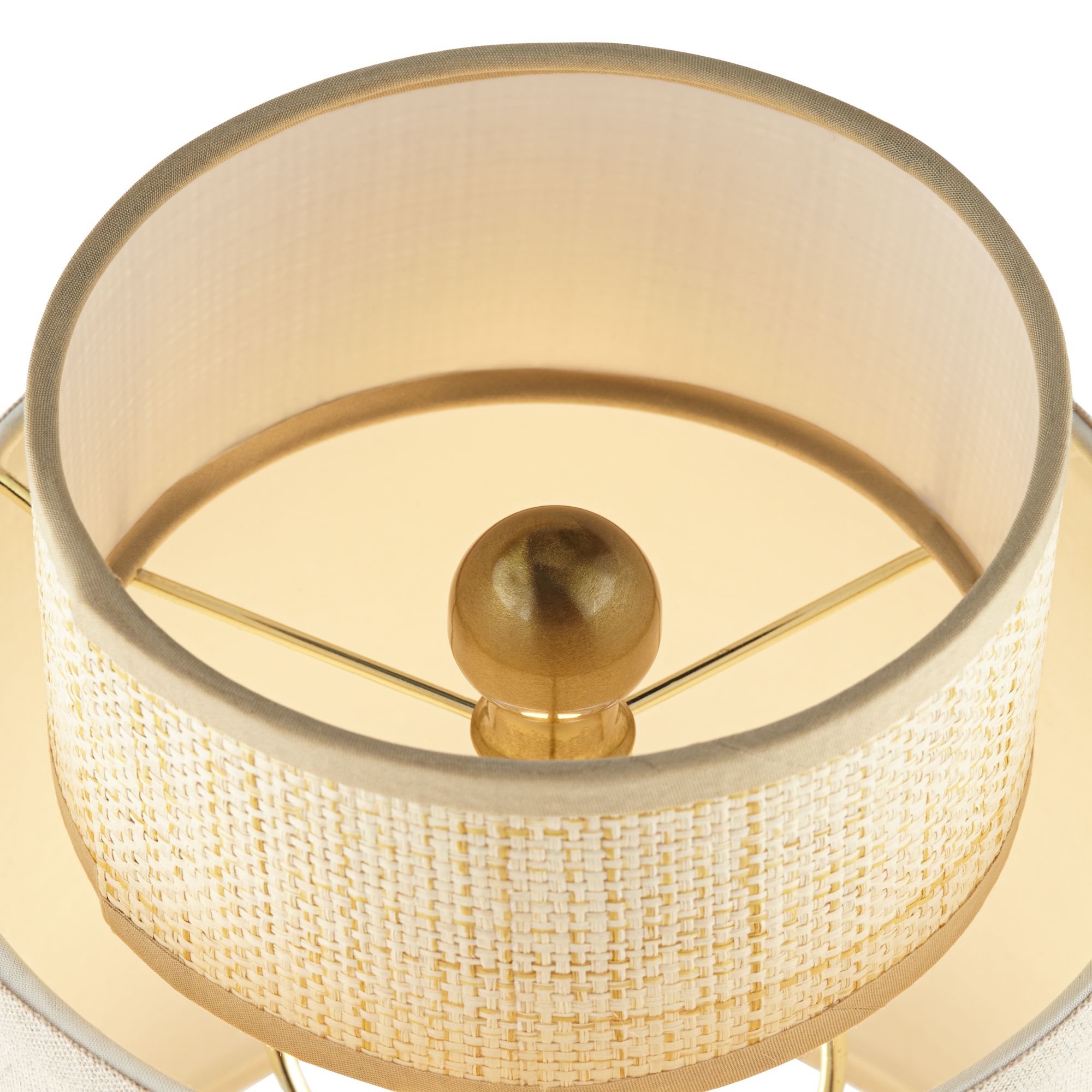 360 Lighting Tull 27" Tiered Shade Outlet and USB Table Lamps Set of 2 in scene