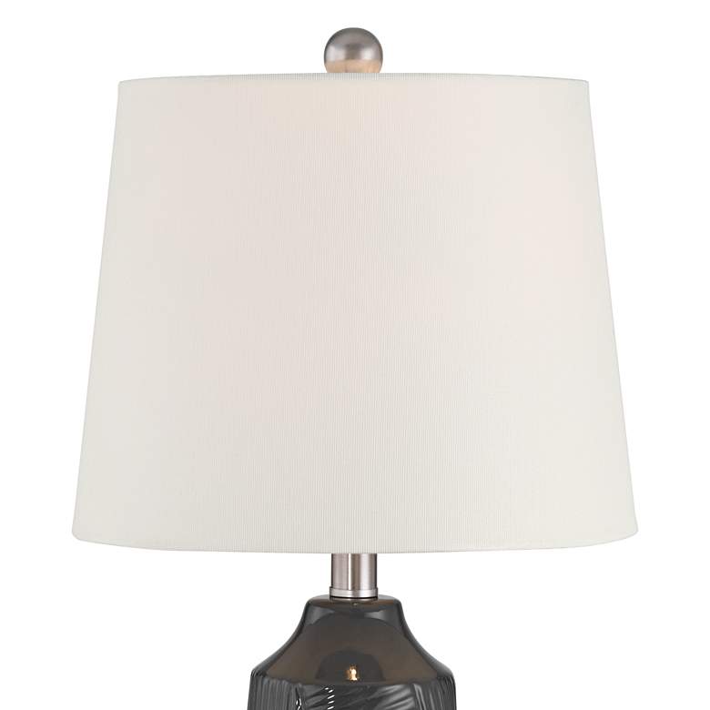 Image 3 360 Lighting Unity 22 1/4" Modern Black Ceramic Table Lamps Set of 2 more views