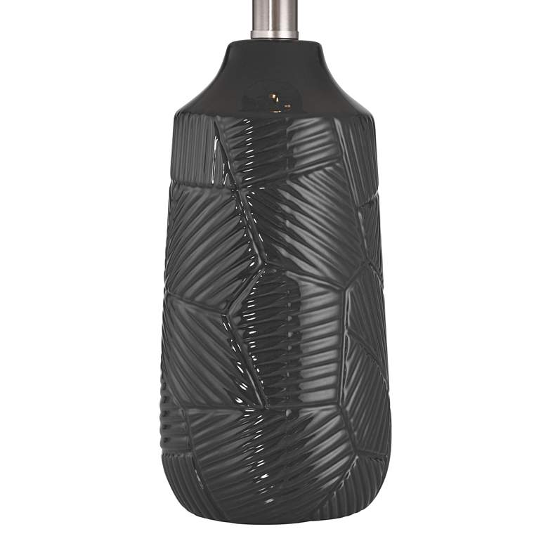 Image 6 360 Lighting Unity 22 1/4" Modern Black Ceramic Table Lamps Set of 2 more views