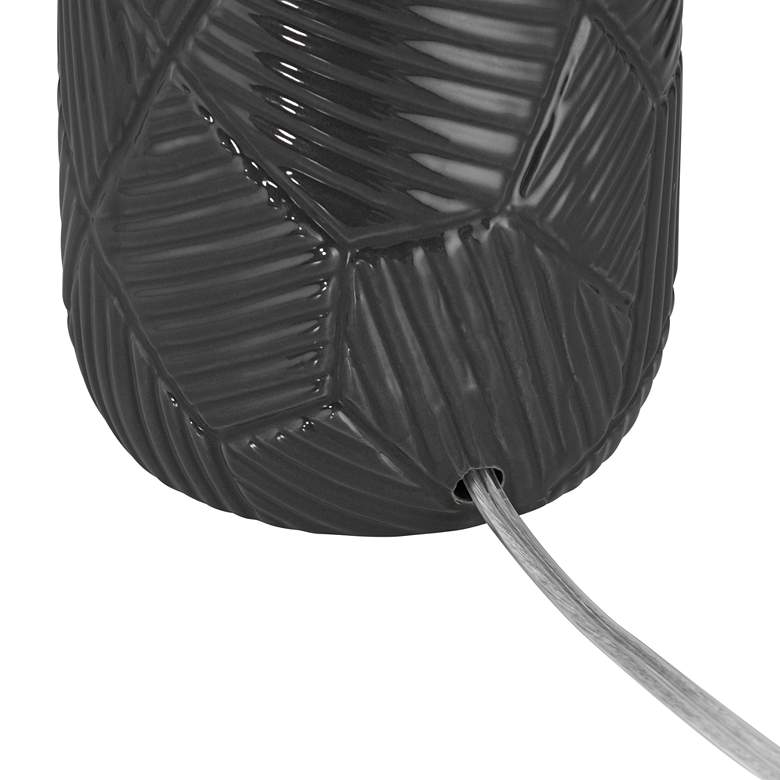 Image 7 360 Lighting Unity 22 1/4" Modern Black Ceramic Table Lamps Set of 2 more views