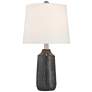 360 Lighting Unity 22 1/4" Modern Black Ceramic Table Lamps Set of 2
