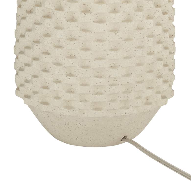 Image 7 360 Lighting Vilano 29" Eggshell Beige Rustic Modern Lamp more views