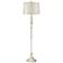 360 Lighting Vintage Chic 60" Floor Lamp with Silver Circles Shade