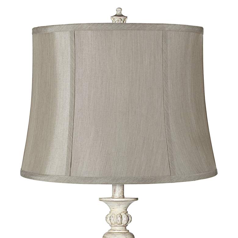Image 2 360 Lighting Vintage Chic 60 inch Gray and Antique White Floor Lamp more views