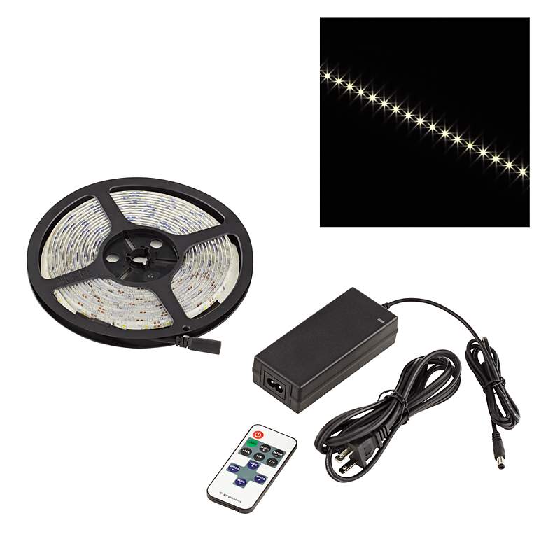 Image 1 360 Lighting Water-Resistant Indoor Warm White LED Tape Light Kit