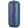 6_360 Lighting Waves 26 1/2" High Blue Ceramic Table Lamps Set of 2 more views