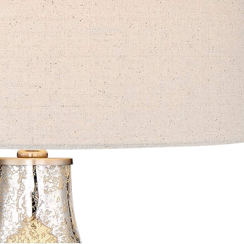 Image 3 360 Lighting Waylon 28" Mercury Glass Table Lamp with Table Top Dimmer more views