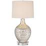 1_360 Lighting Waylon 29 1/2" Mercury Glass Lamp with Acrylic Riser