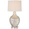 360 Lighting Waylon 29 1/2" Mercury Glass Lamp with Acrylic Riser
