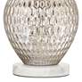 360 Lighting Waylon 29 1/2" Mercury Glass Lamp with White Marble Riser