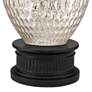 360 Lighting Waylon 32 1/4" Mercury Glass Lamp with Black Round Riser
