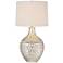 360 Lighting Waylon Mercury Glass Table Lamp with Tabletop Dimmer