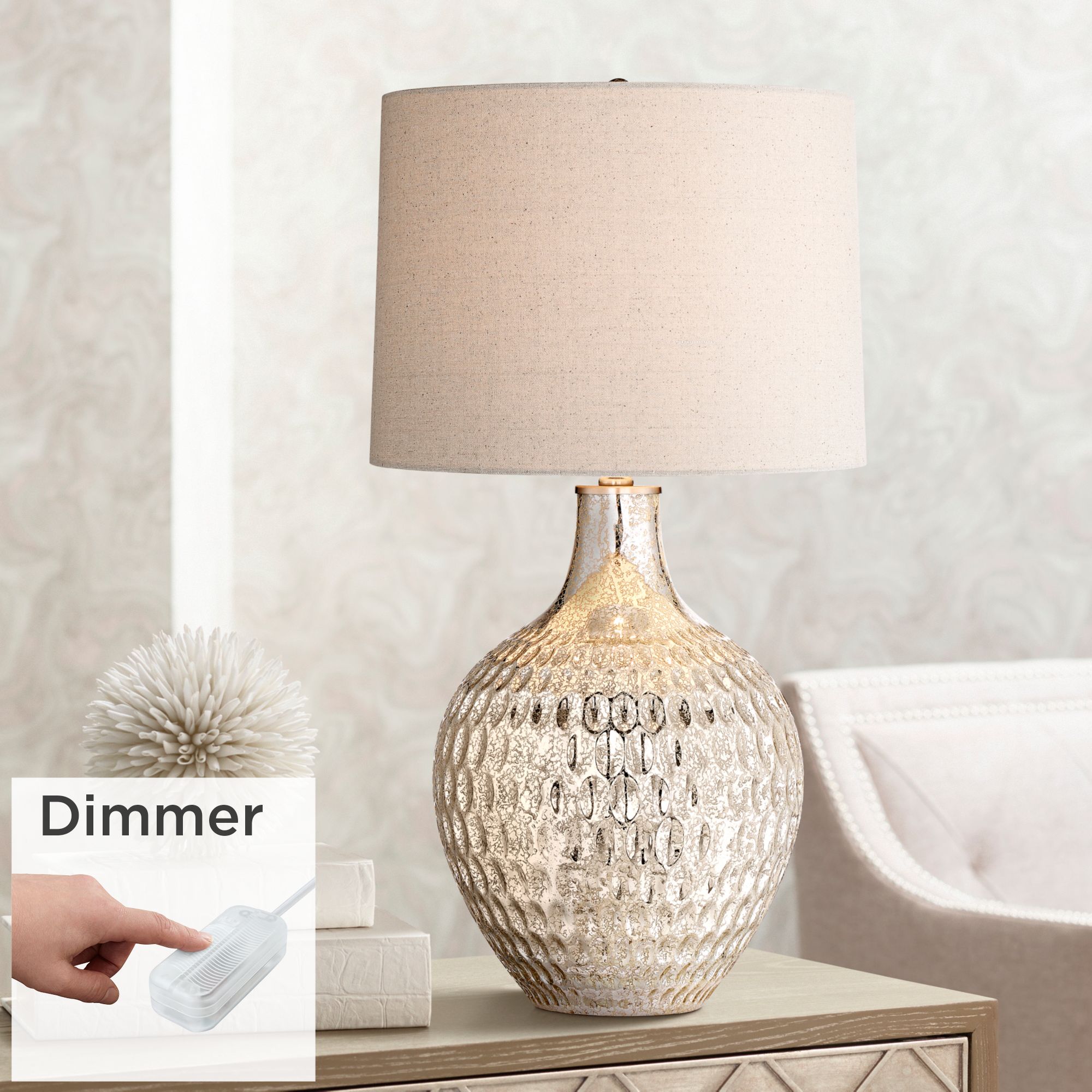 Tabletop lamp hot sale dimmer