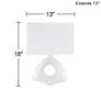 4_360 Lighting Wentworth 18" High White Finish Modern Wall Sconce more views
